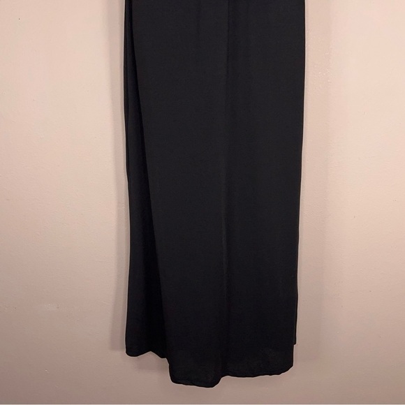 Small Rue21 Black Maxi Dress Sleeveless Stretch Lined Classic Goth - Picture 6 of 13